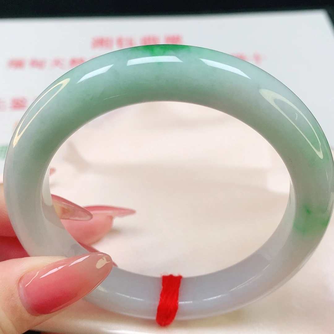 翡翠手镯未镶嵌天然翡翠1303