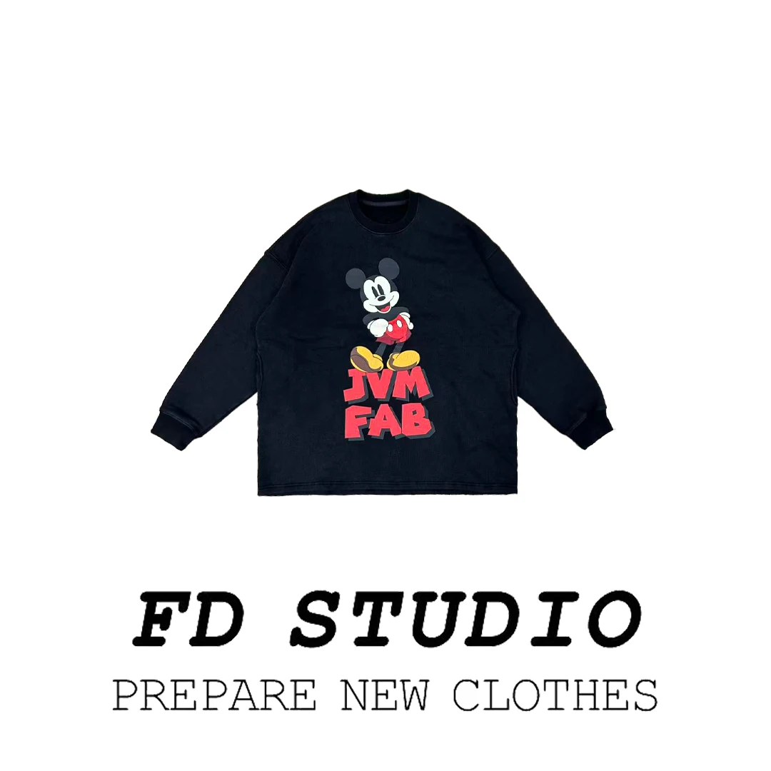 【梵町定制】FD28629秋冬新款炒色米奇卫衣百搭宽松休闲