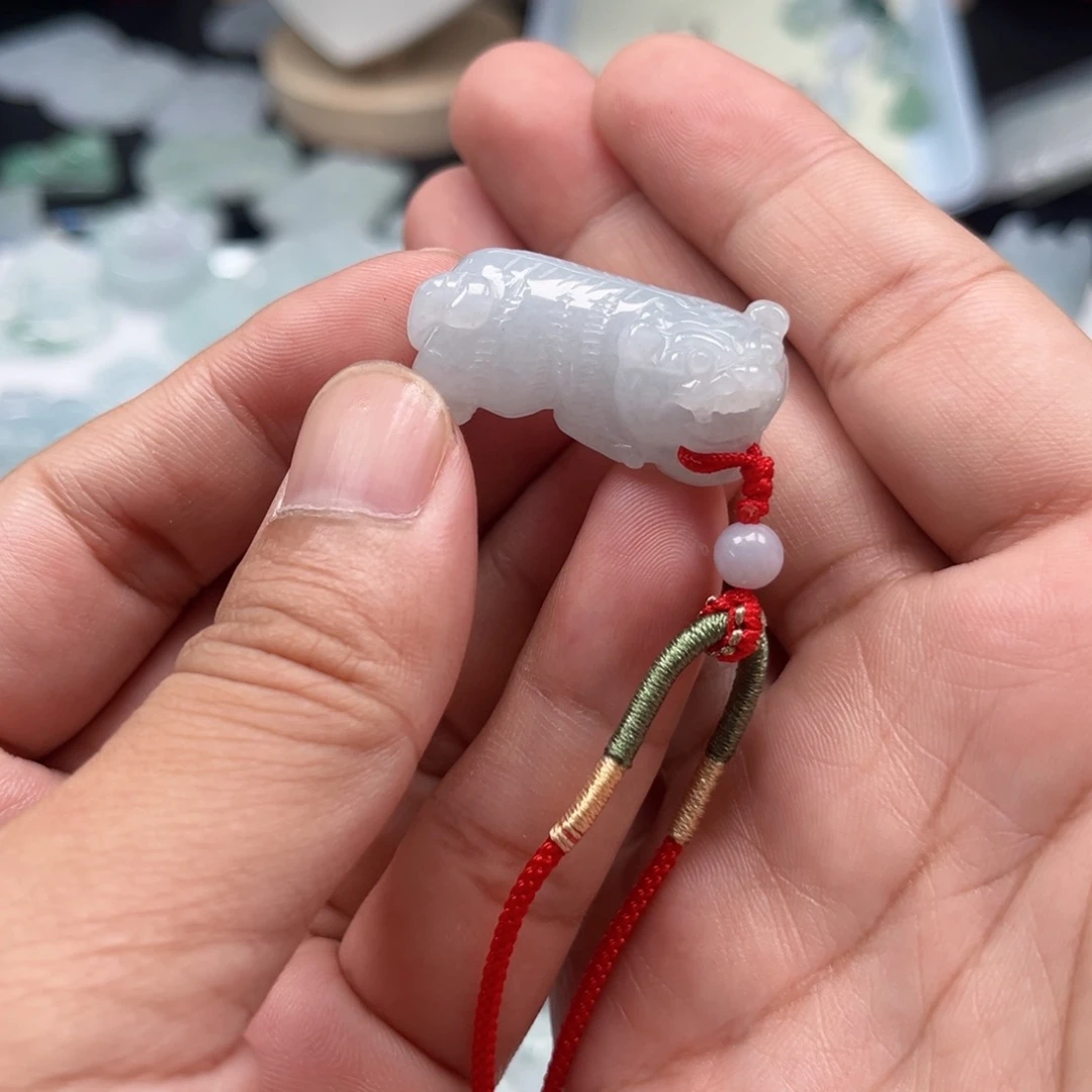 颈饰未镶嵌翡翠天然翡翠A货