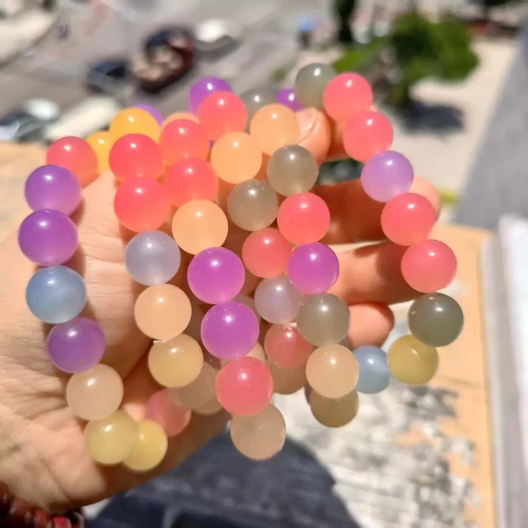 BTA0471 光感变色16mm七彩手串（精美礼袋）