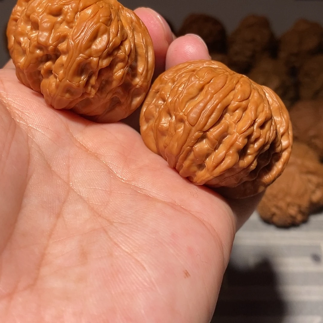 Q***文玩核桃把件013磨盘43+尺全品头货对