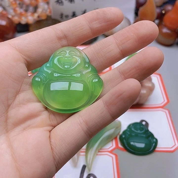【闪购商品】未镶嵌玛瑙/玉髓珠宝半成品独**二