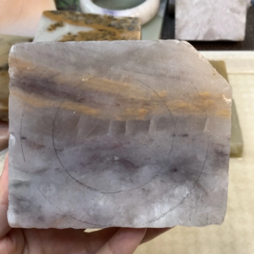 【闪购商品】石英岩玉手镯未镶嵌紫罗兰