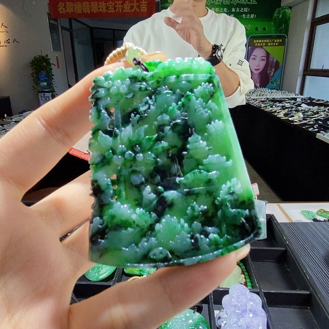 颈饰未镶嵌翡翠翡翠
