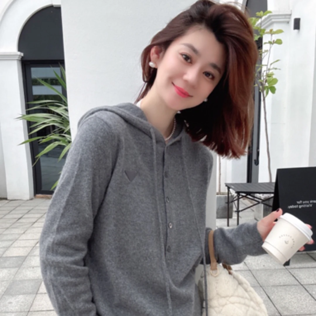 秋冬 帽衫 纯色 白色