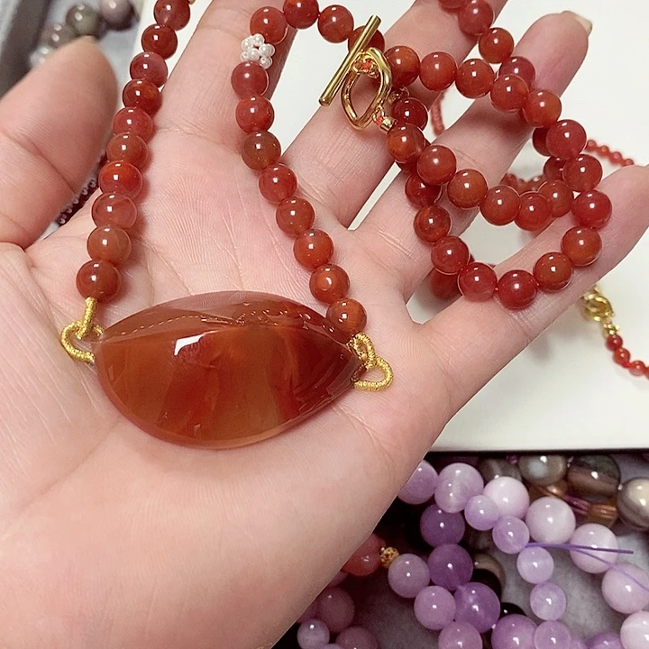 手串未镶嵌水晶浅**薇水晶032