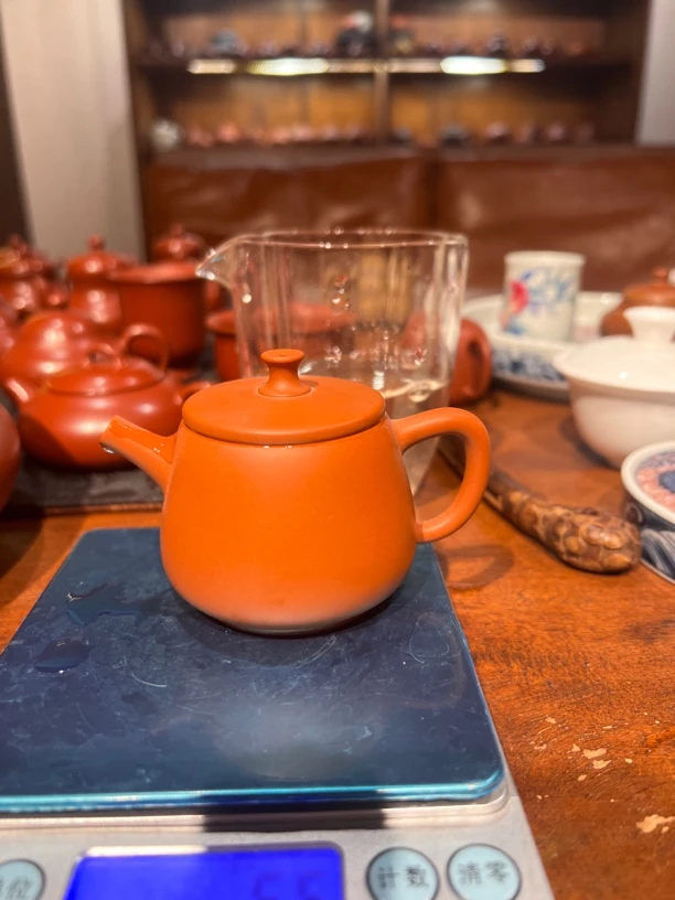 高石瓢，鸡蛋黄85毫升，潮州手拉壶，纯手工制作