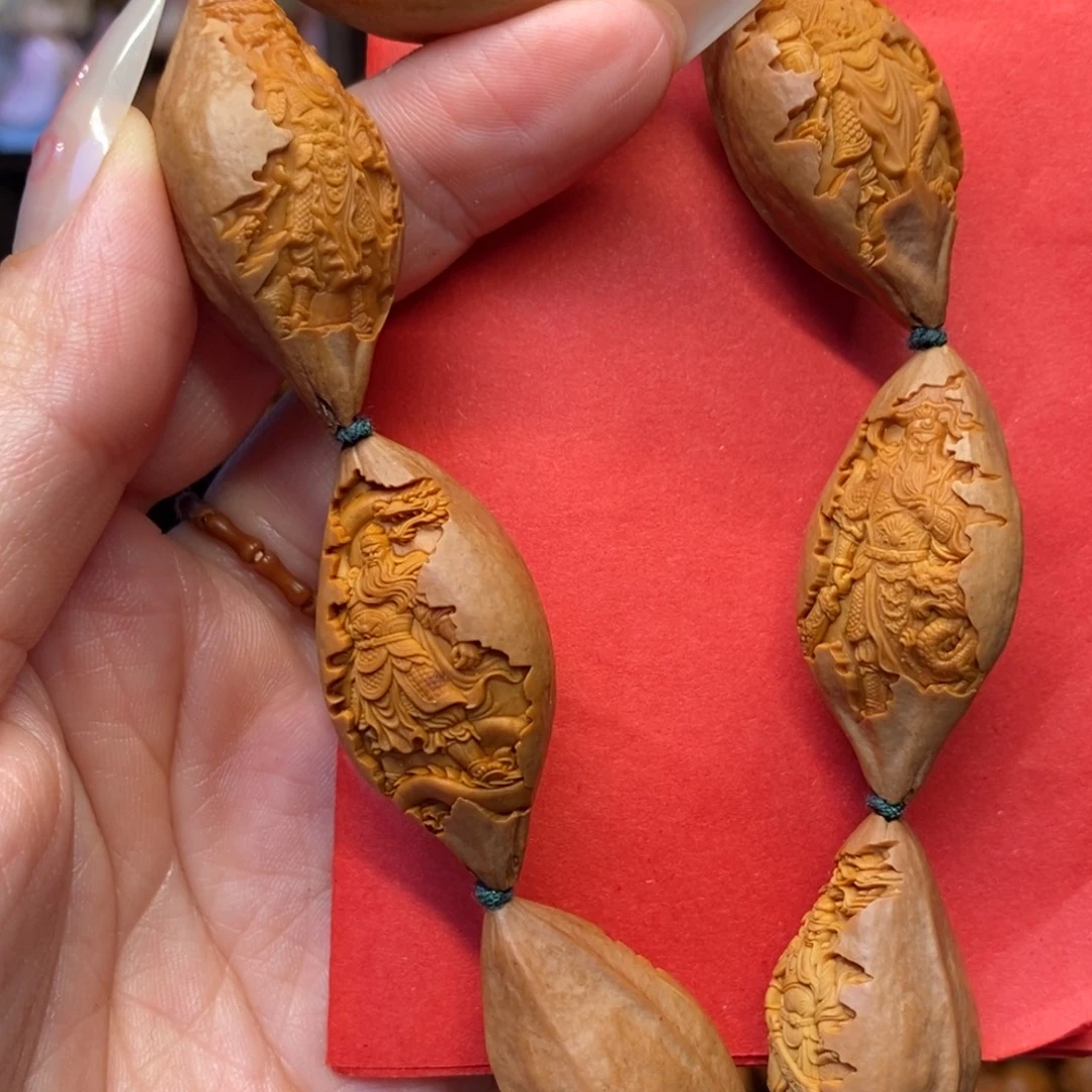 手串/手链橄榄核包衣关公