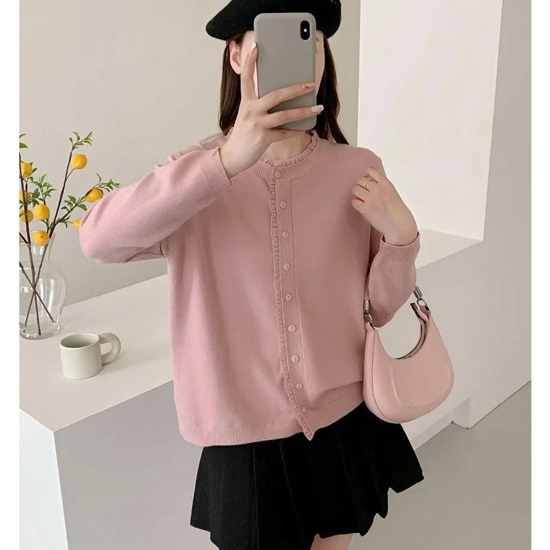 女针织花边开衫108