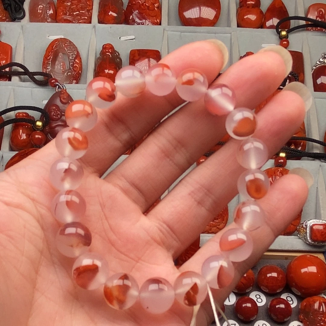 南红玛瑙未镶嵌手串