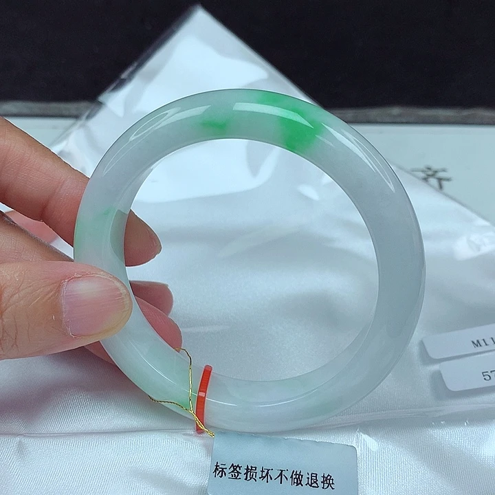 翡翠未镶嵌手镯57圈4956