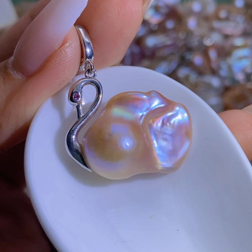 【闪购商品】淡水珍珠天然珍珠（微瑕）合金