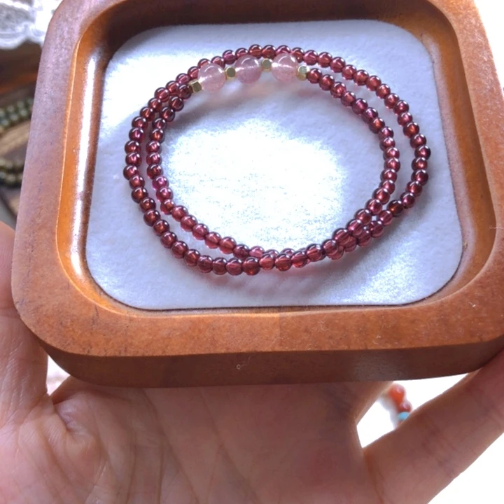 未镶嵌手串石榴石