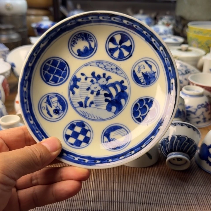 青花瓷器杯子茶具