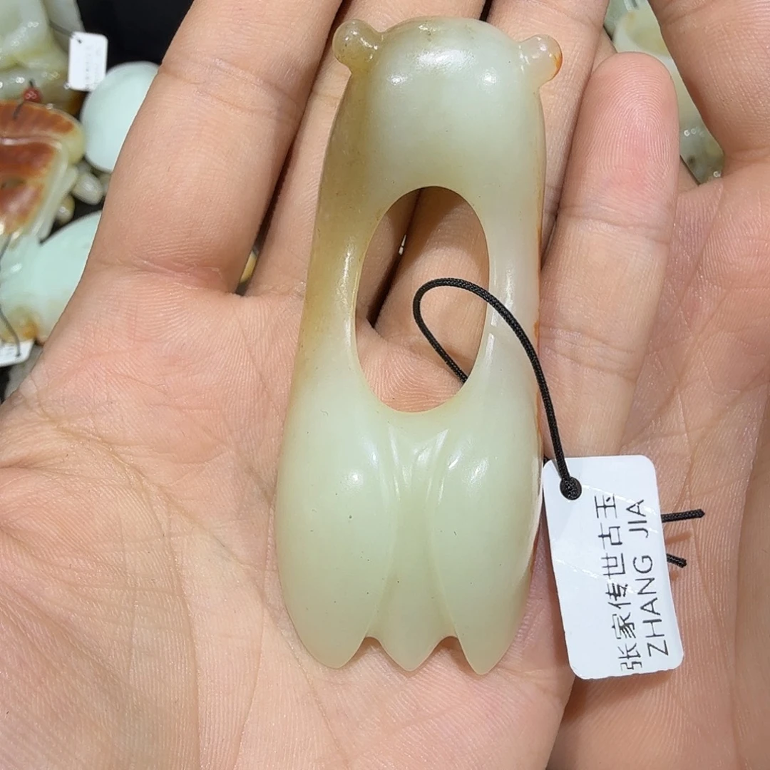 木***B和田玉未镶嵌挂件