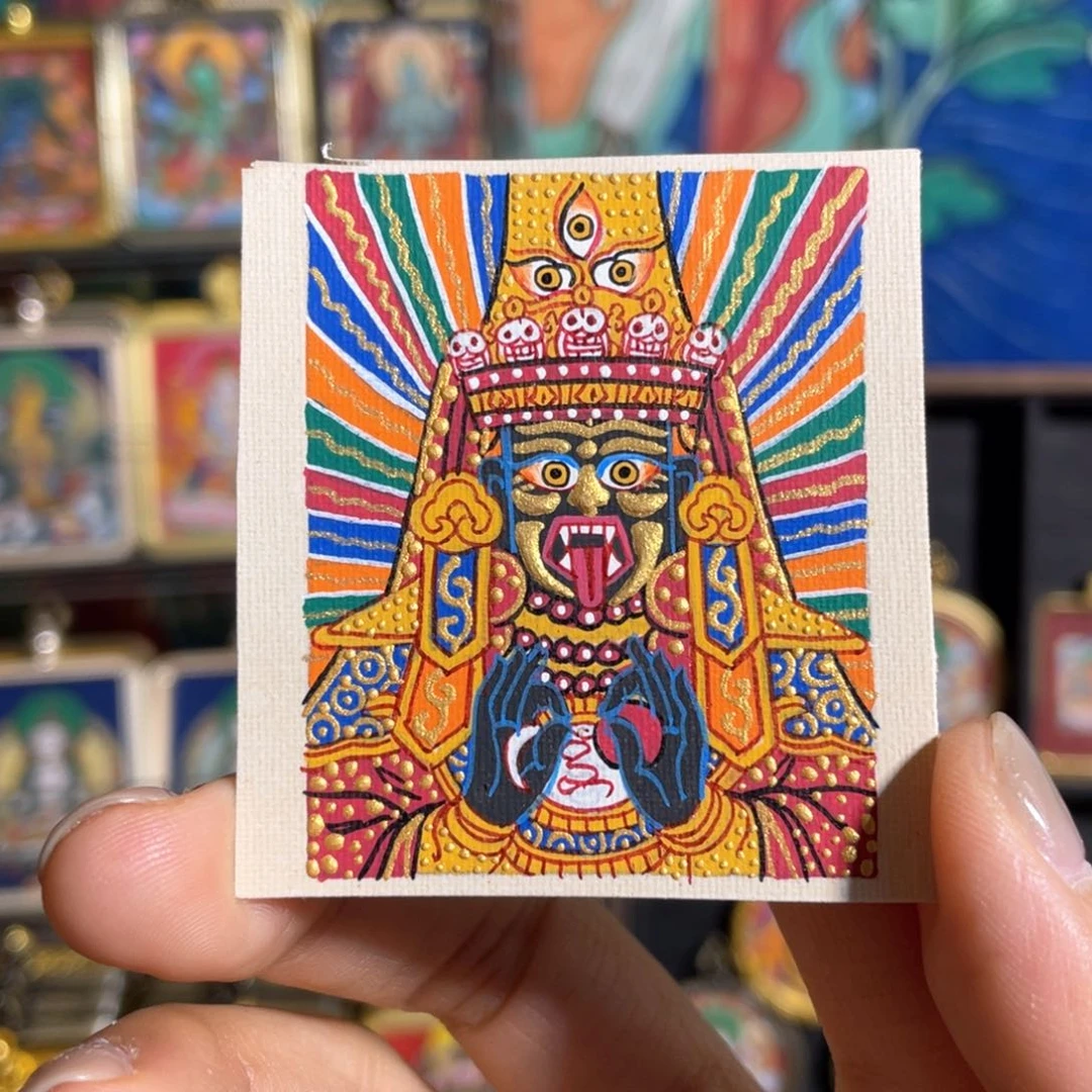 扎基拉姆纯手绘唐卡