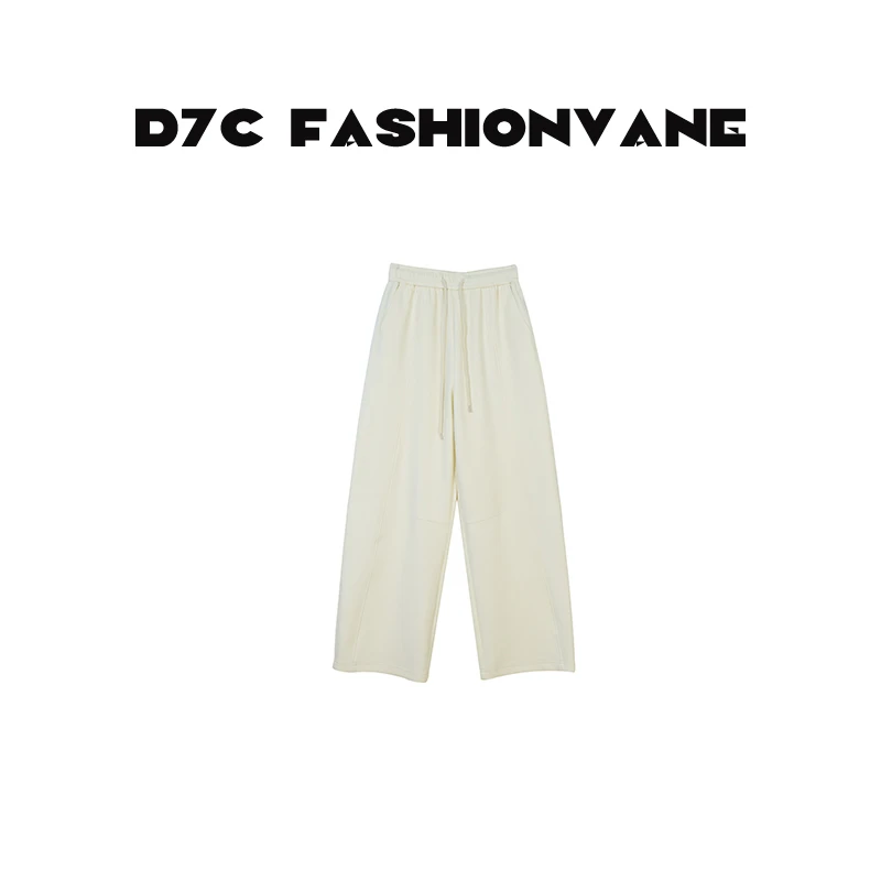 【买手店&蛋哥】纯色时尚百搭直筒抽绳休闲长裤女卫裤C25010202