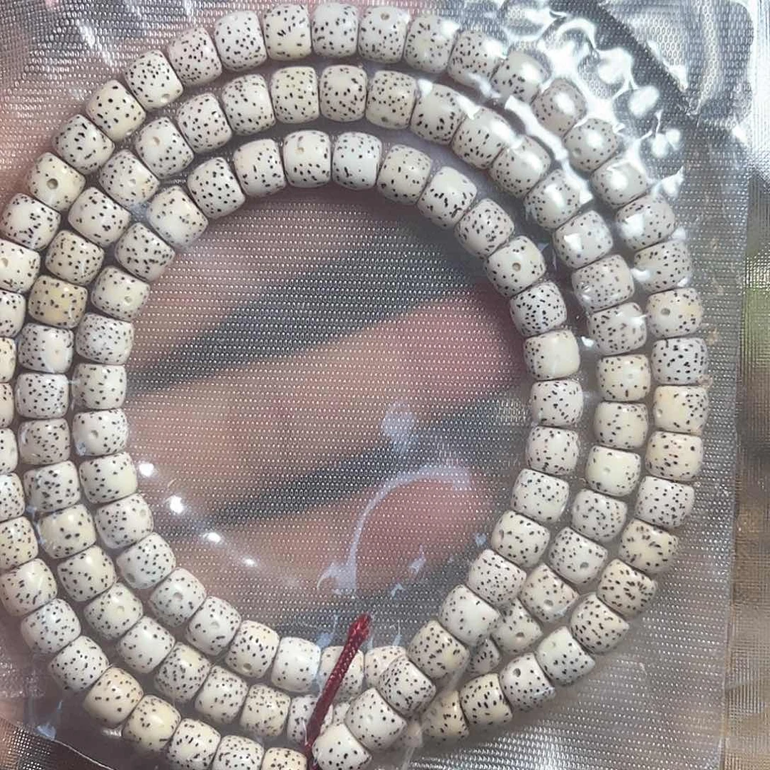 星月菩提手串韩*宁星月菩提脱脂顺白