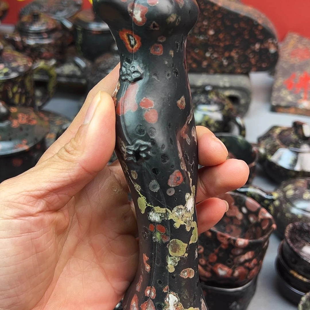 梅花玉梅花玉茶周边鱼缸石配套微瑕不退不换