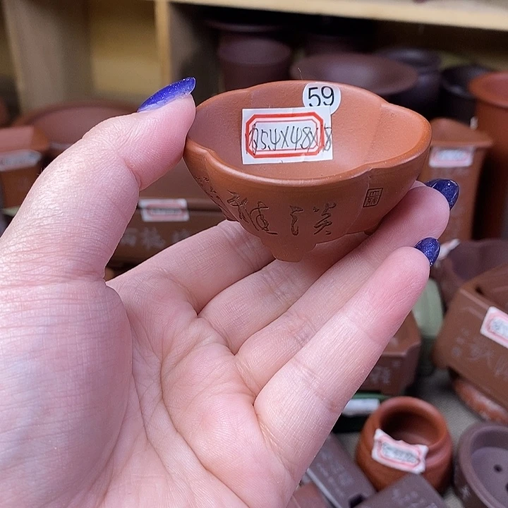 琉璃手工艺品宜兴紫砂精品花盆