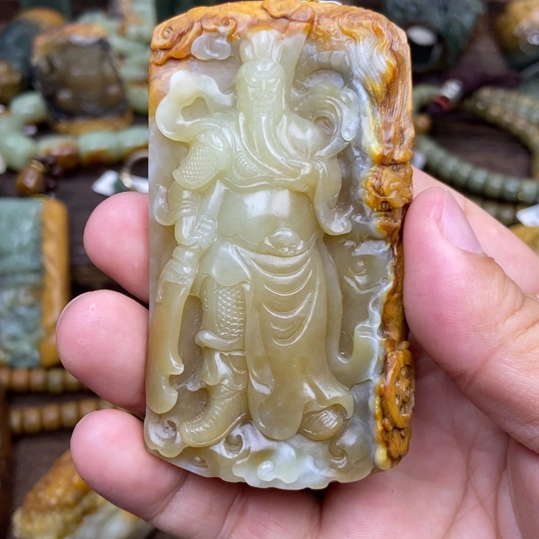 天***情岫岩河磨玉（透闪石质玉）未镶嵌珠宝奇石