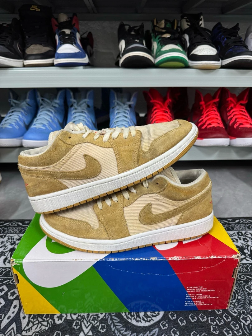 90新 maje 42.5码/aj1low卡其休闲鞋/二手正品