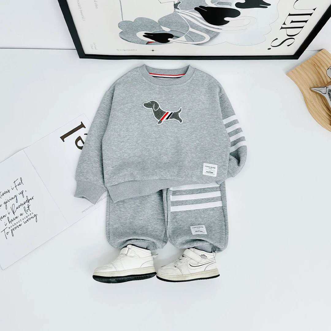 男童套装2025秋新款秋装儿童秋冬季两件套潮 AC25109悠悠童话童装