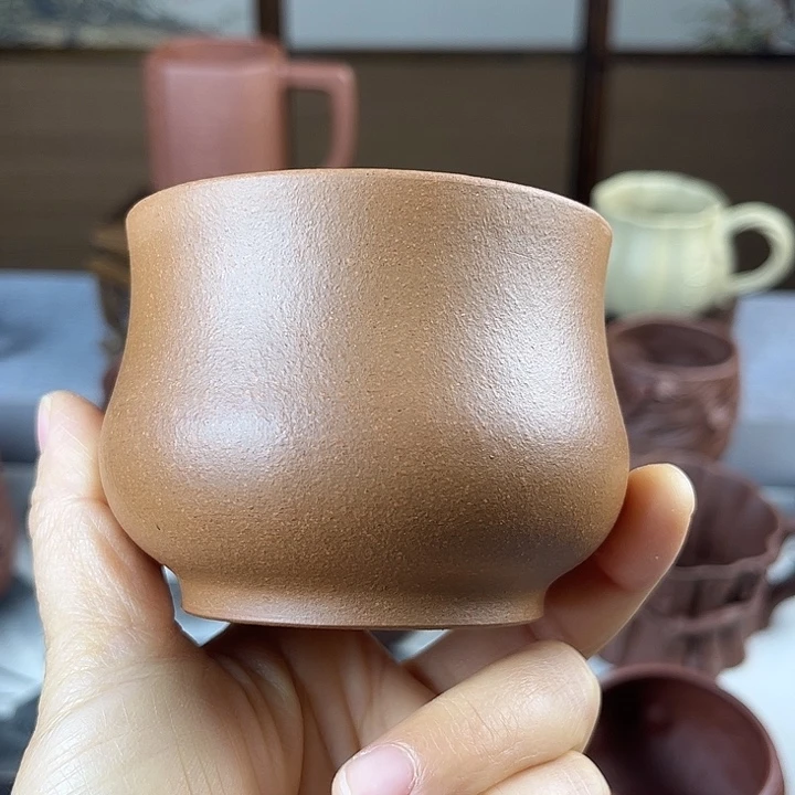 紫砂茶杯全手工主人杯容量180