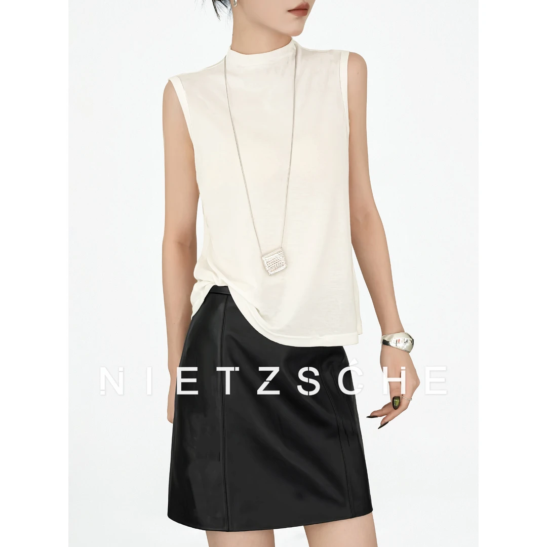Nietzsche｜百搭内搭叠穿｜人手两件 天丝羊毛 软糯显瘦背心30109