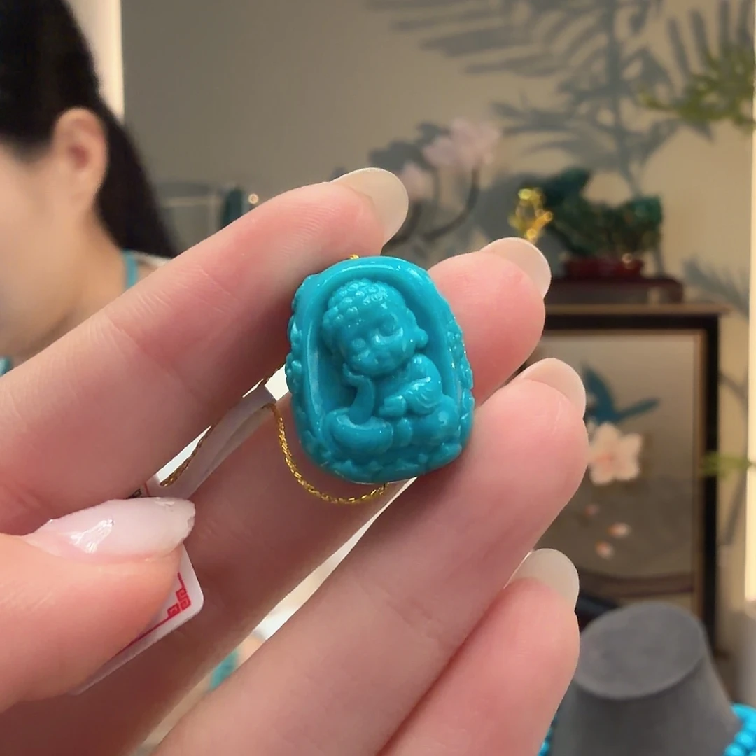 绿松石未镶嵌颈饰