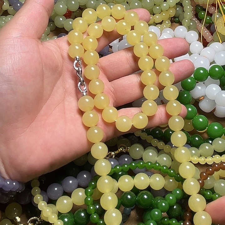 蜂蜜水12mmm手链项链一套