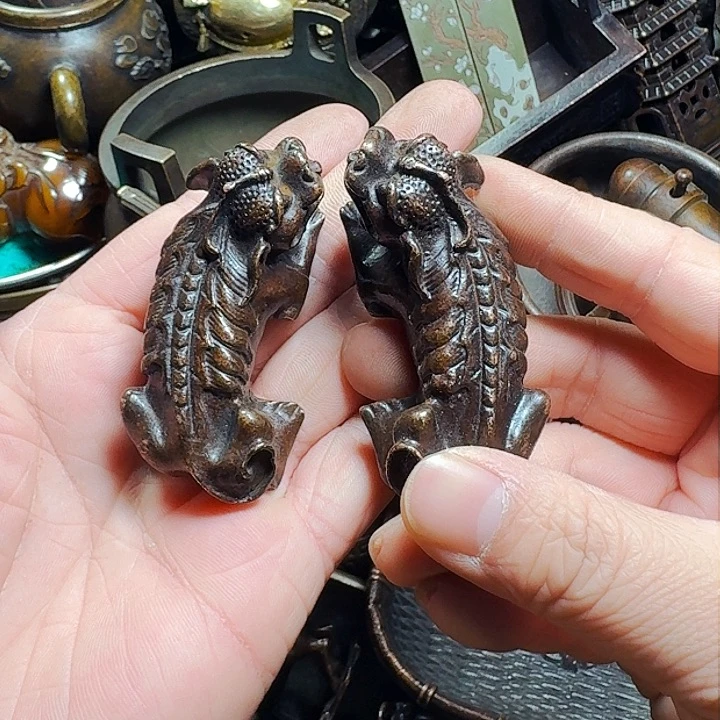 铜器摆件收收藏藏