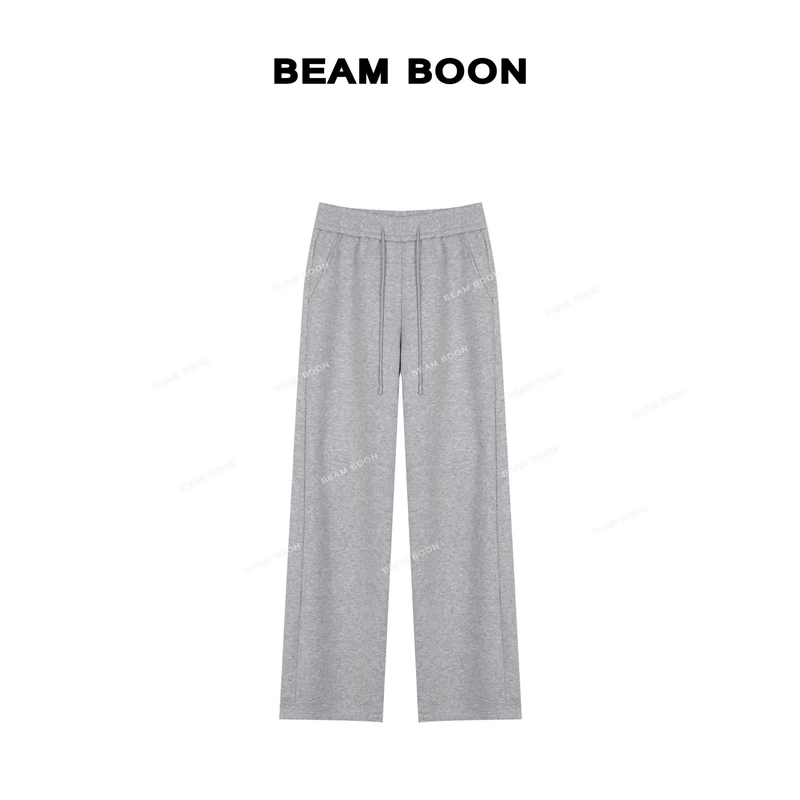 【克鲁斯】速*X重磅云绒刷毛热定型锁温蓄热垂感显瘦直筒休闲裤