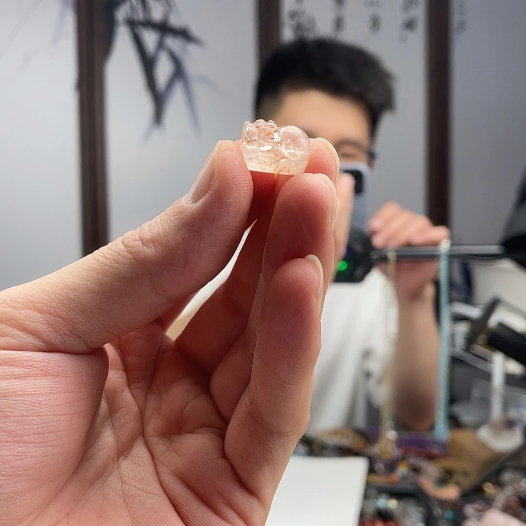 烟晶手链未镶嵌黑金超貔貅