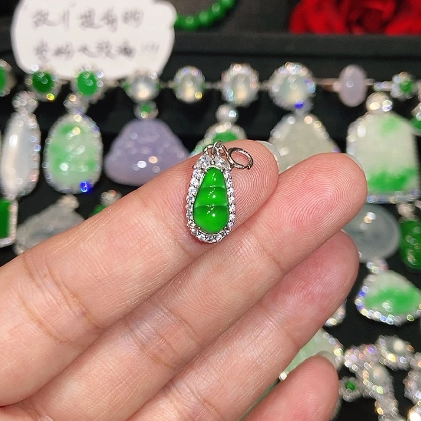 【闪购商品】颈饰未镶嵌翡翠天然翡翠