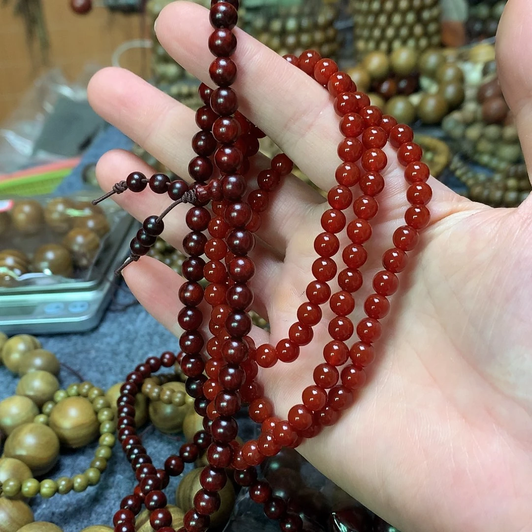 檀香紫檀（小叶紫檀）手串/手链竹****儿