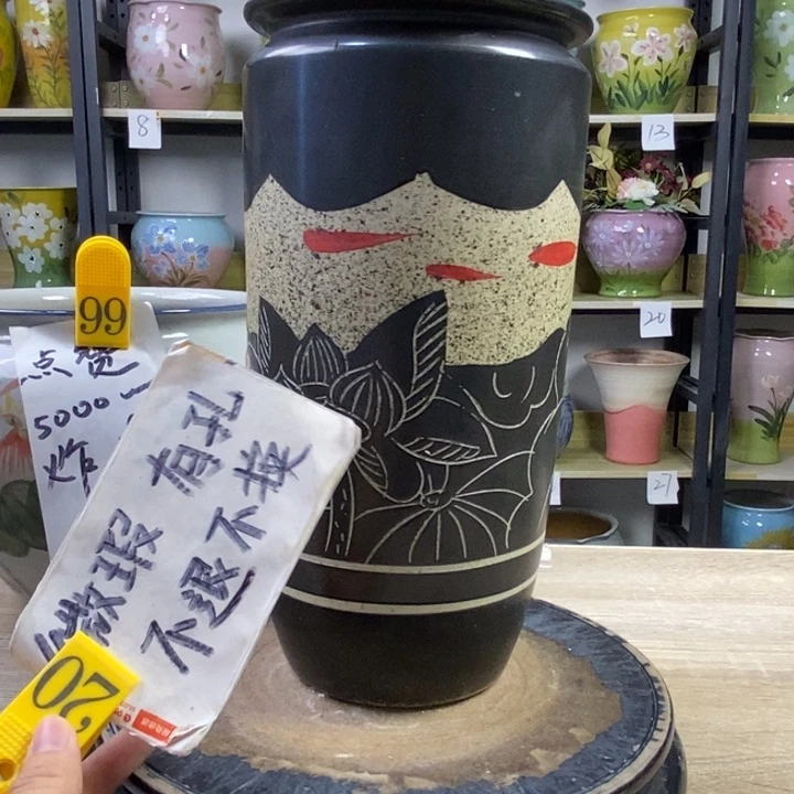 景德镇高温陶瓷花盆