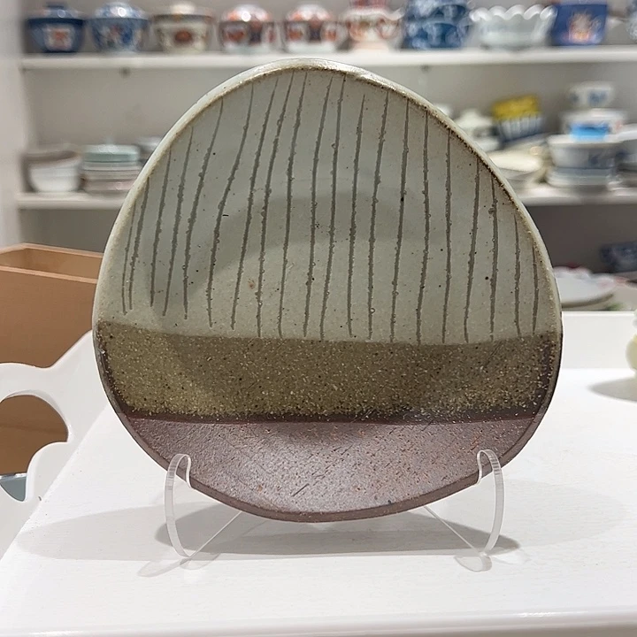美***丽瓷栗子陶盘子一个有调性