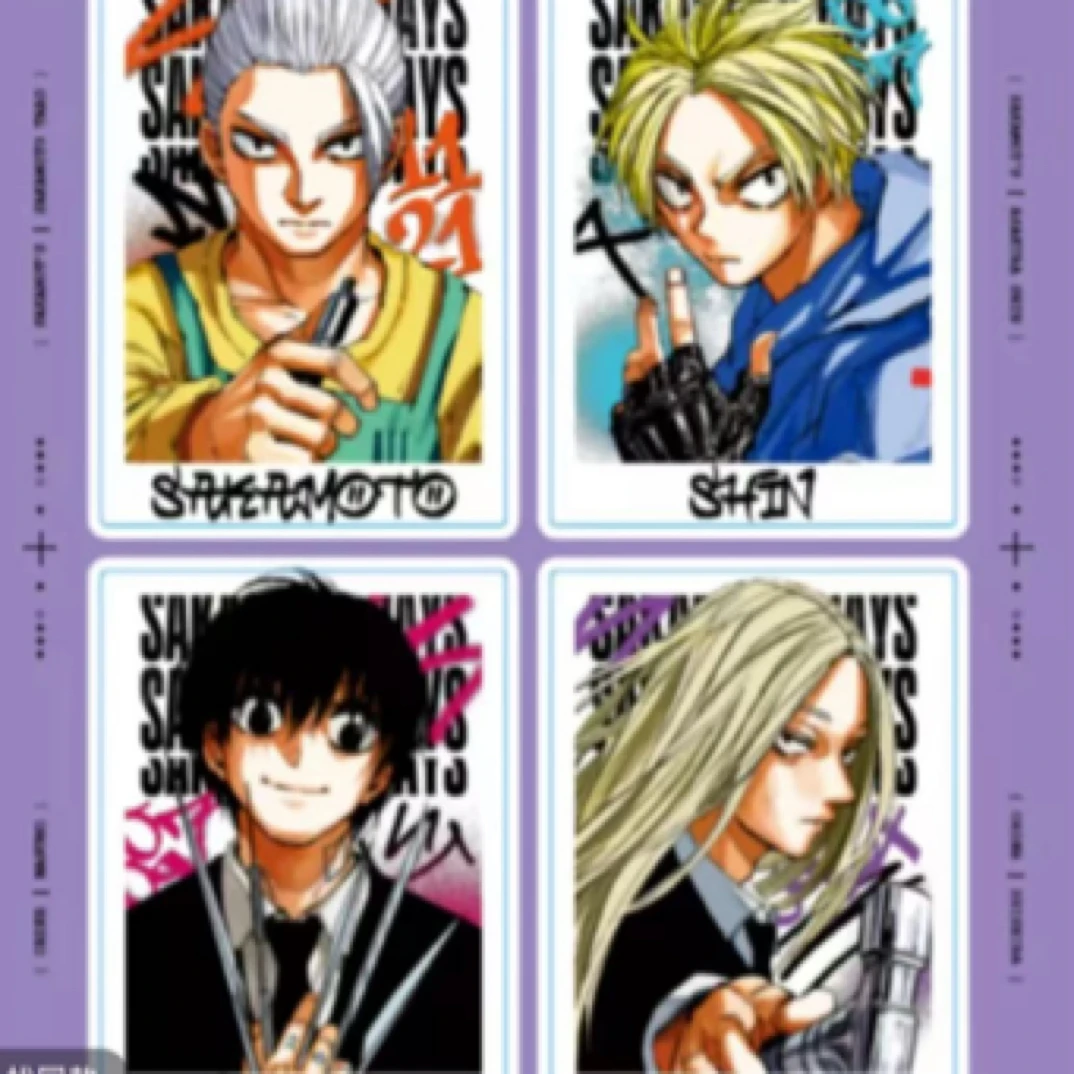 坂本日常 杂志风透卡