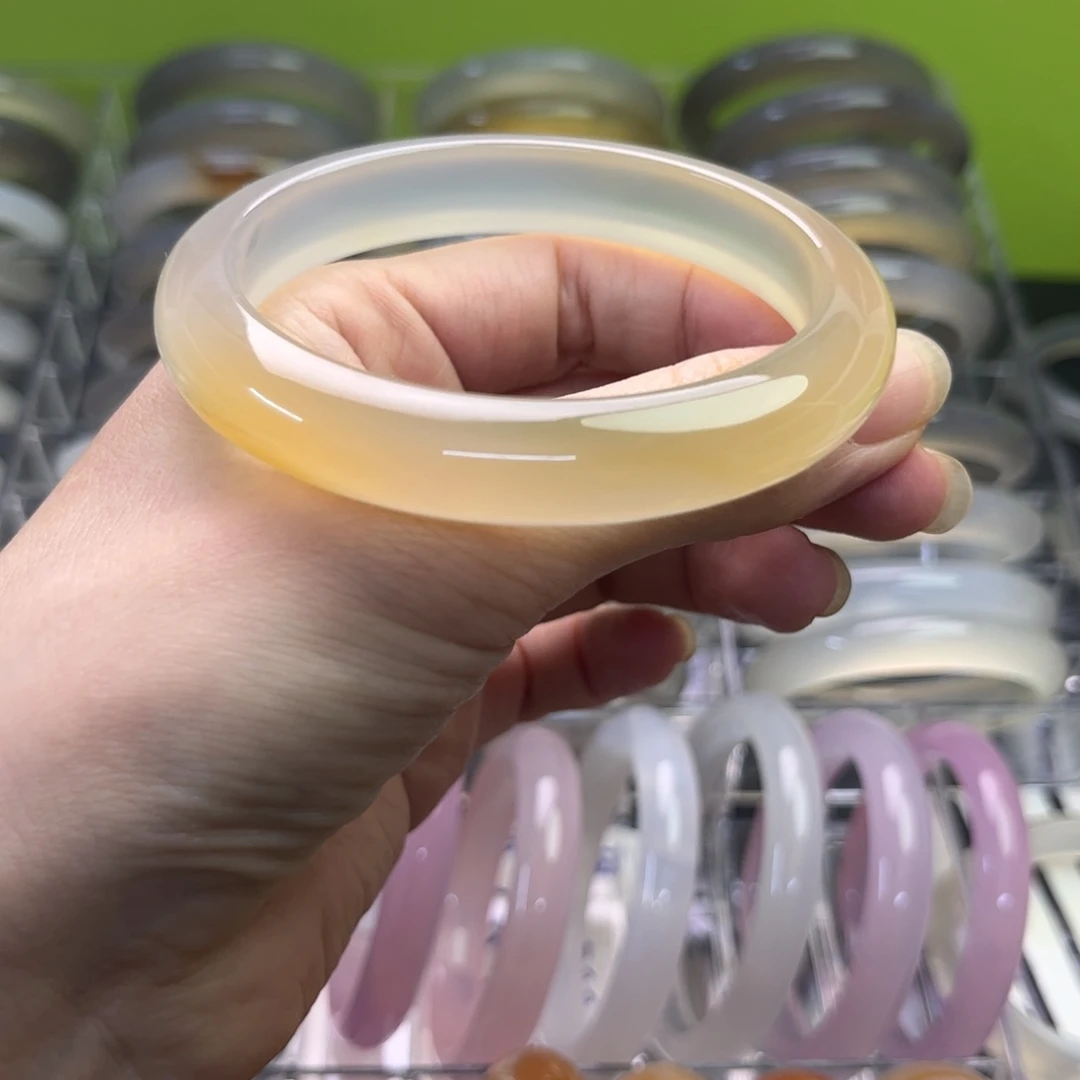 玛瑙/玉髓未镶嵌手镯57-58 003