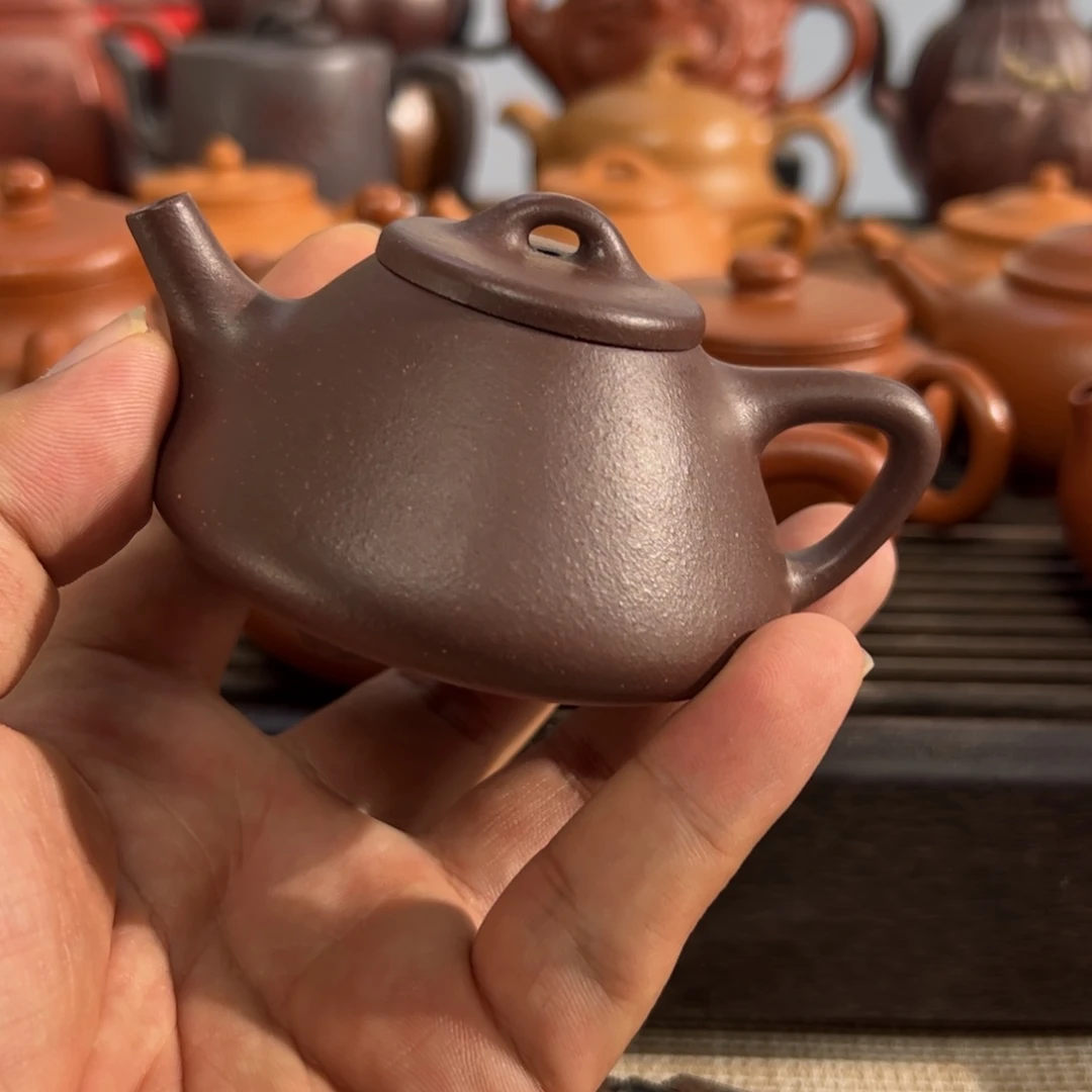拼***）茶壶紫砂手工制作
