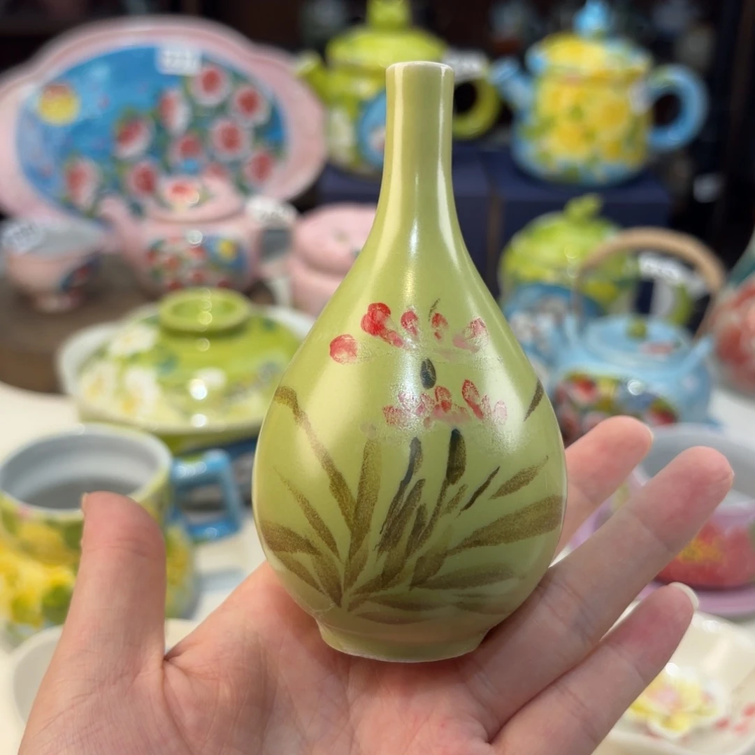景德镇手绘高温釉下彩陶瓷茶具