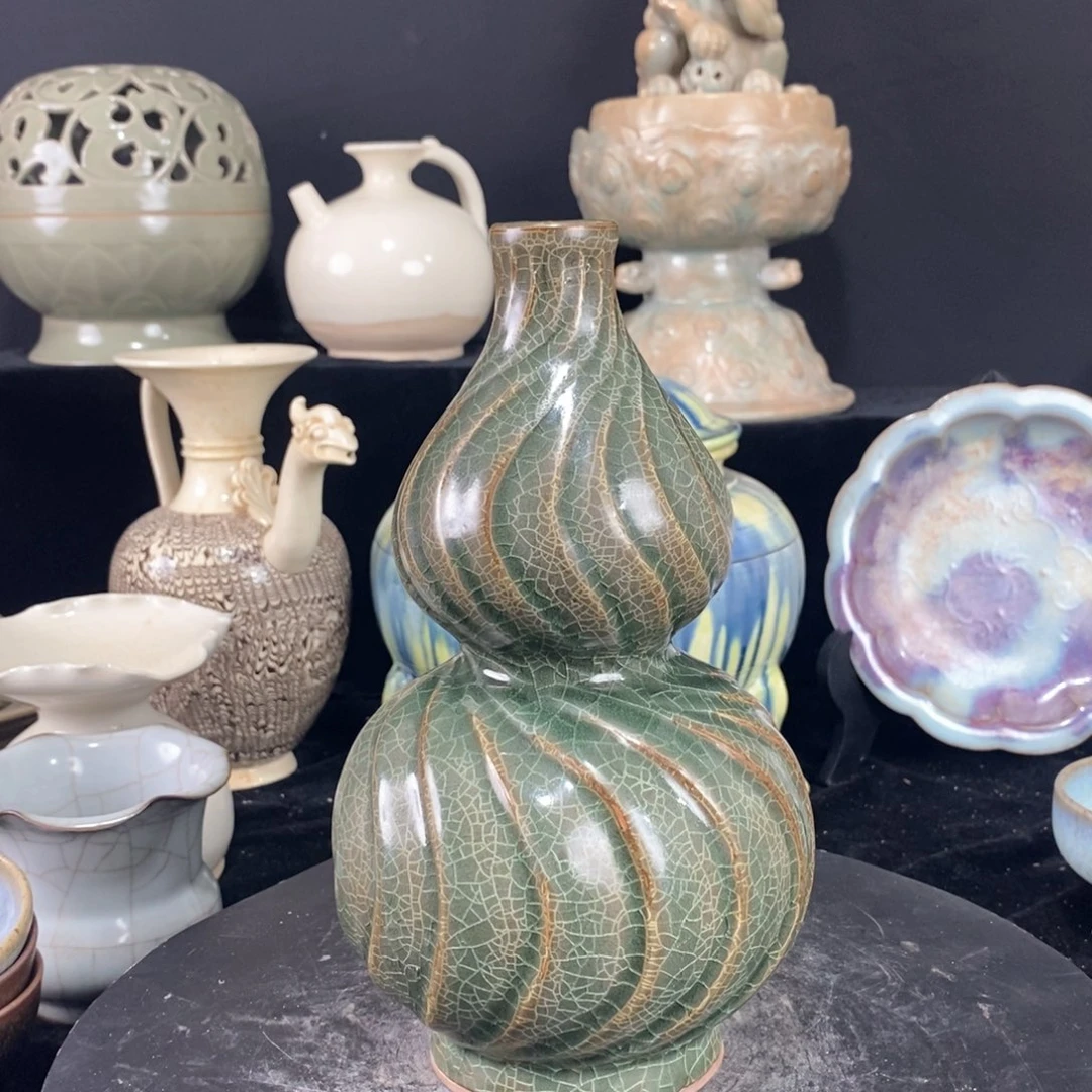 摆件曹*鱼瓷器瓷器瓷器