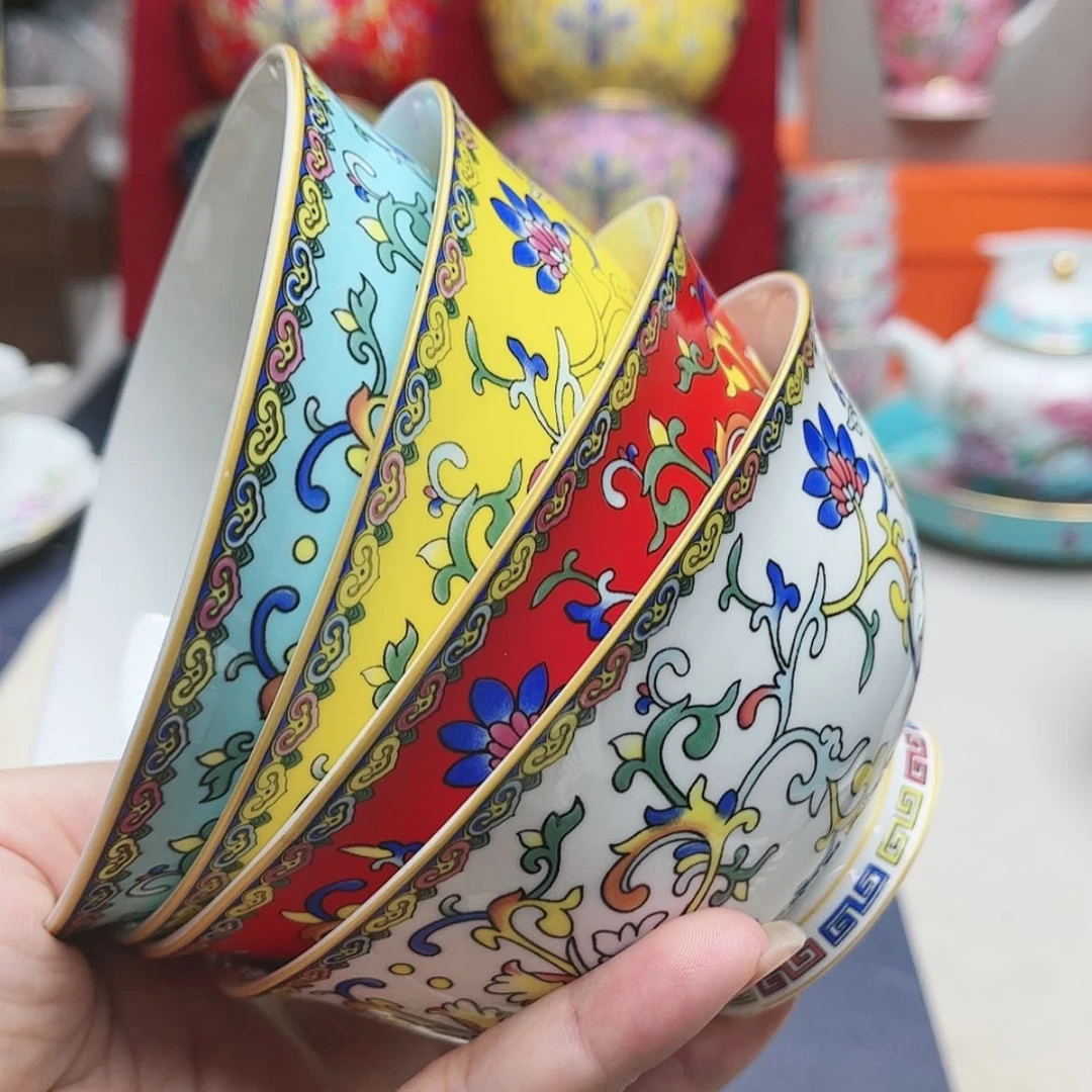 【闪购商品】珐琅4.5寸4个…………