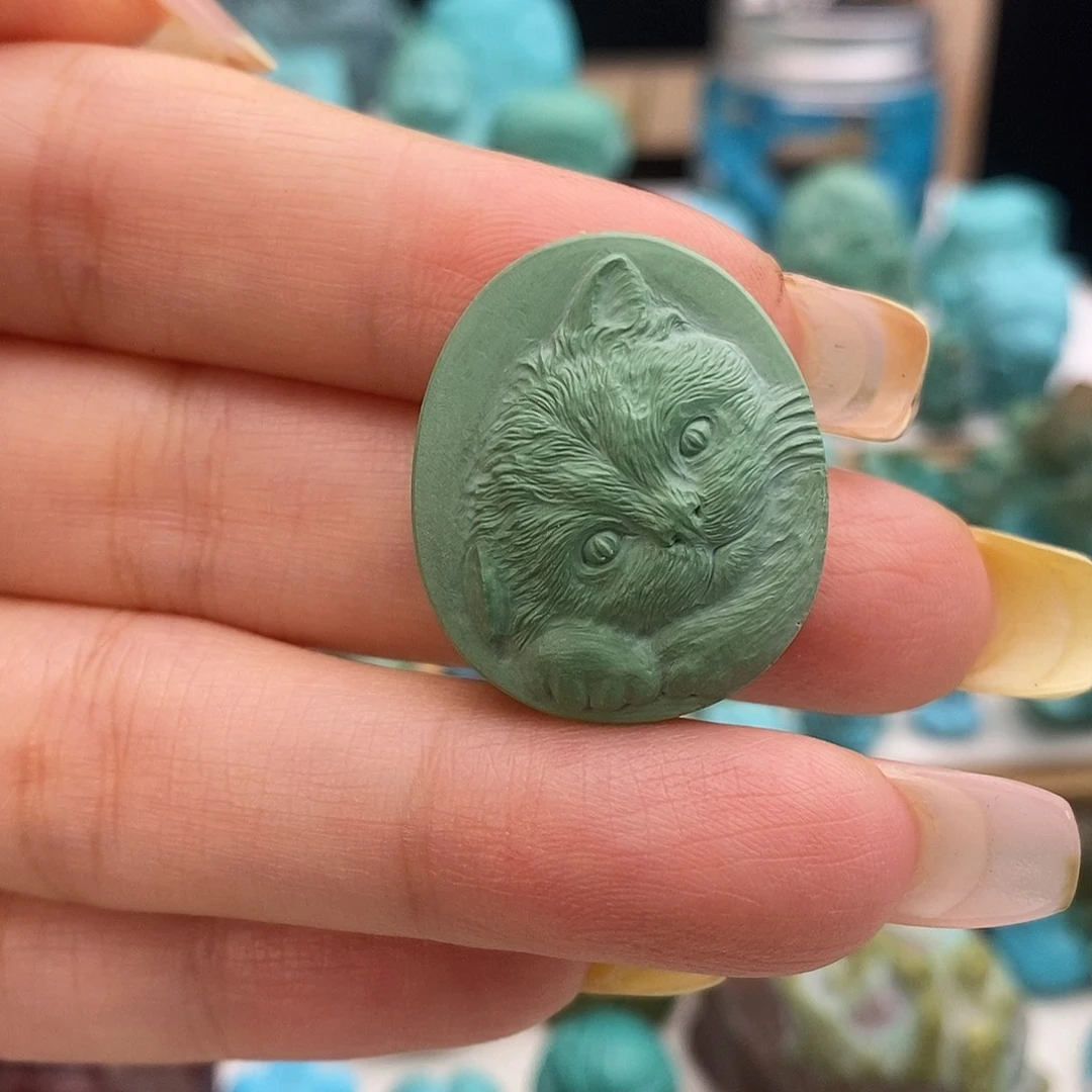 绿松石未镶嵌饰品