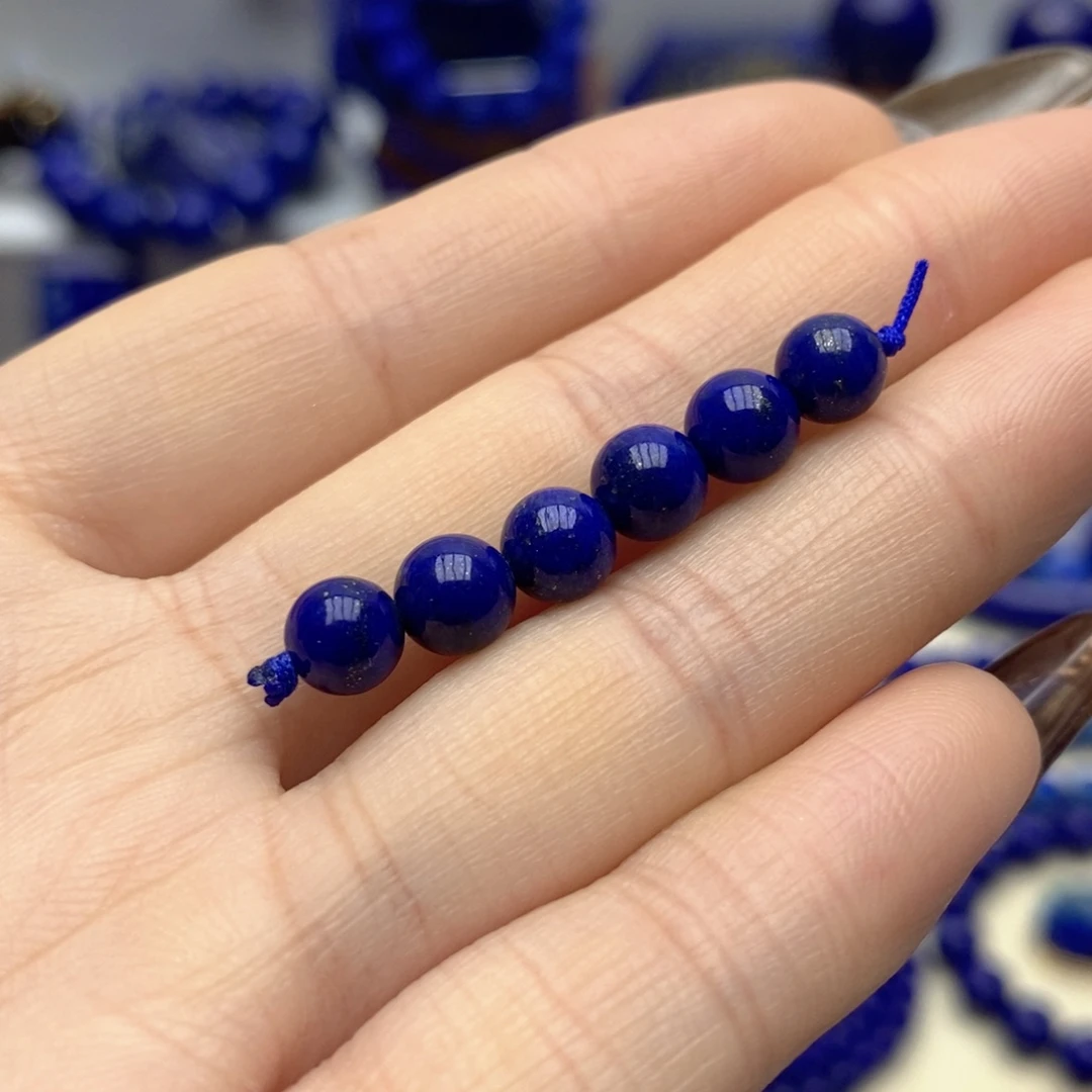 青金石未镶嵌隔珠6mm