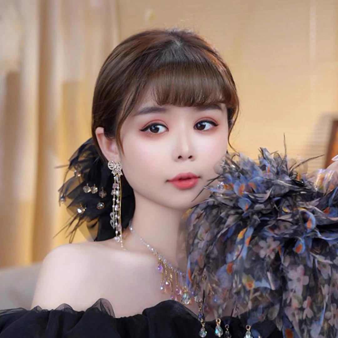 超仙花朵羽毛流苏抓夹大号显发量发夹女2025新款夏季时尚百搭头饰