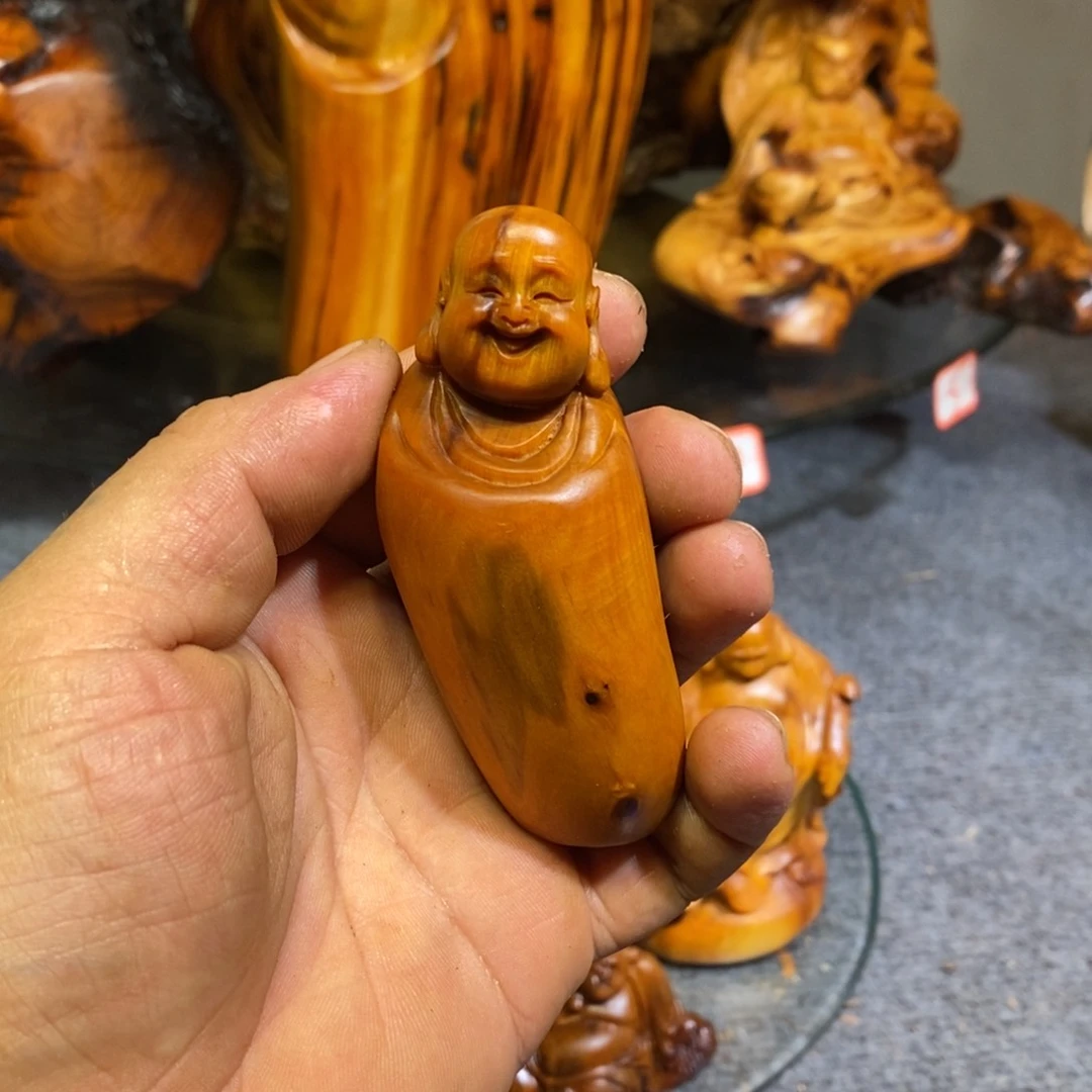 柏木（崖柏）木雕工艺品摆件家居手把手串