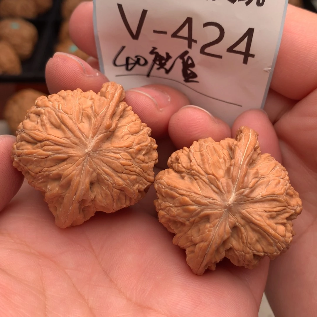 文玩核桃把件40磨盘………