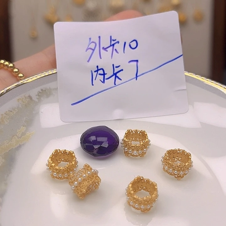 银S925镶嵌颈饰紫晶紫晶925镶嵌38
